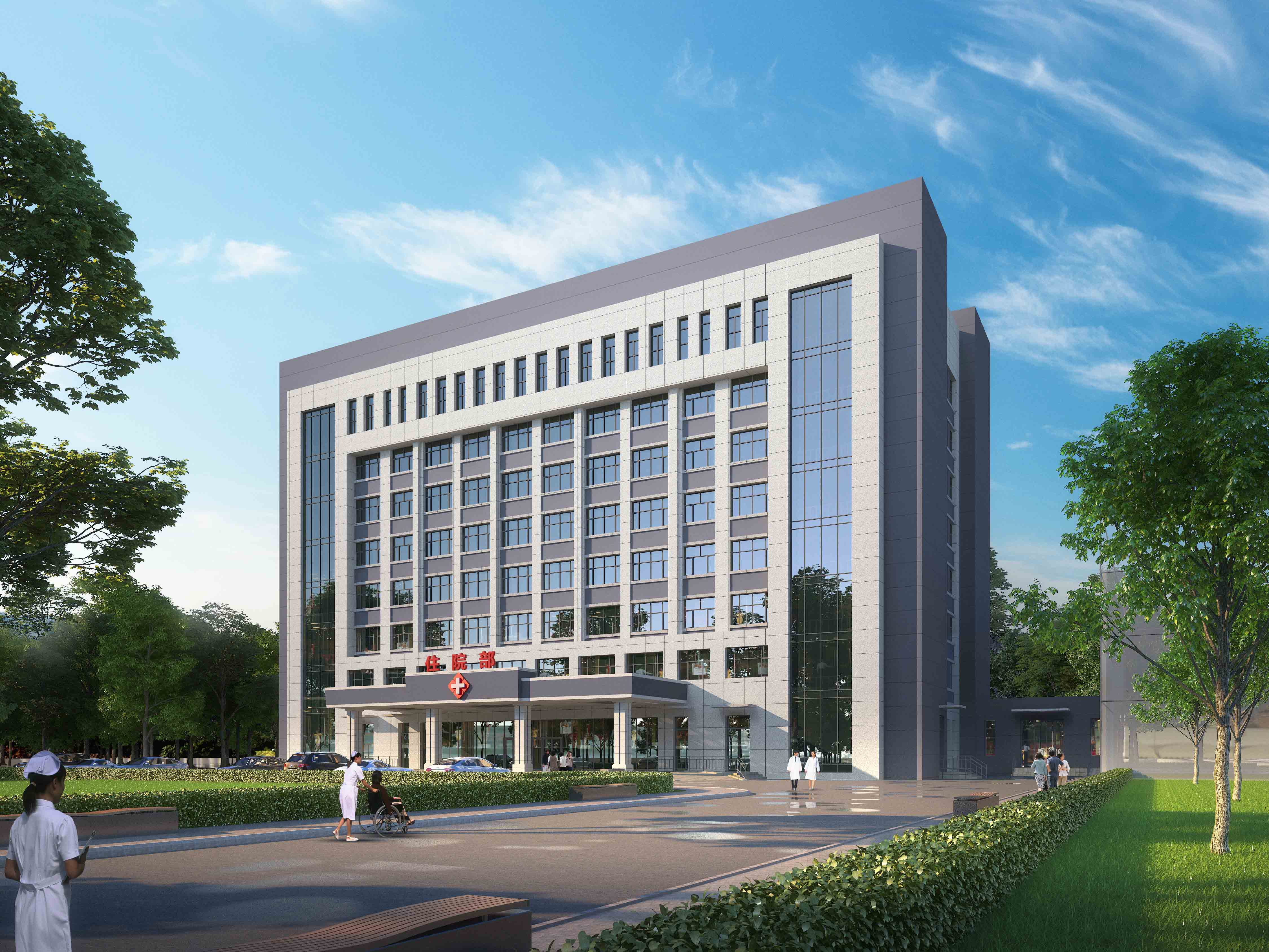 拜泉縣人民醫院內科、住院部綜合樓建設項目（全國建設工程項目施工安全生產(chǎn)標準化工地）